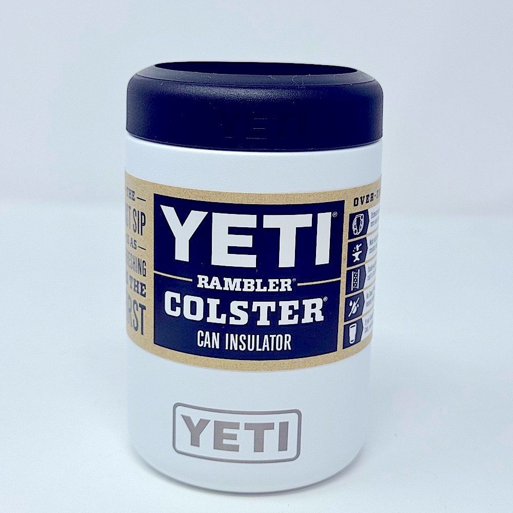 NEW Yeti (88830) Rambler Bolster Can Insulator White Stainless Steel $25